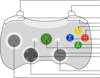 Xbox 360 Controller Diagram Clip Art
